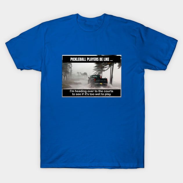 Pickleball - Courts Are Too Wet to Play T-Shirt by numpdog